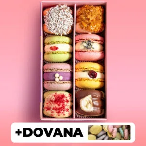 8 vnt. macarons dėžutė
